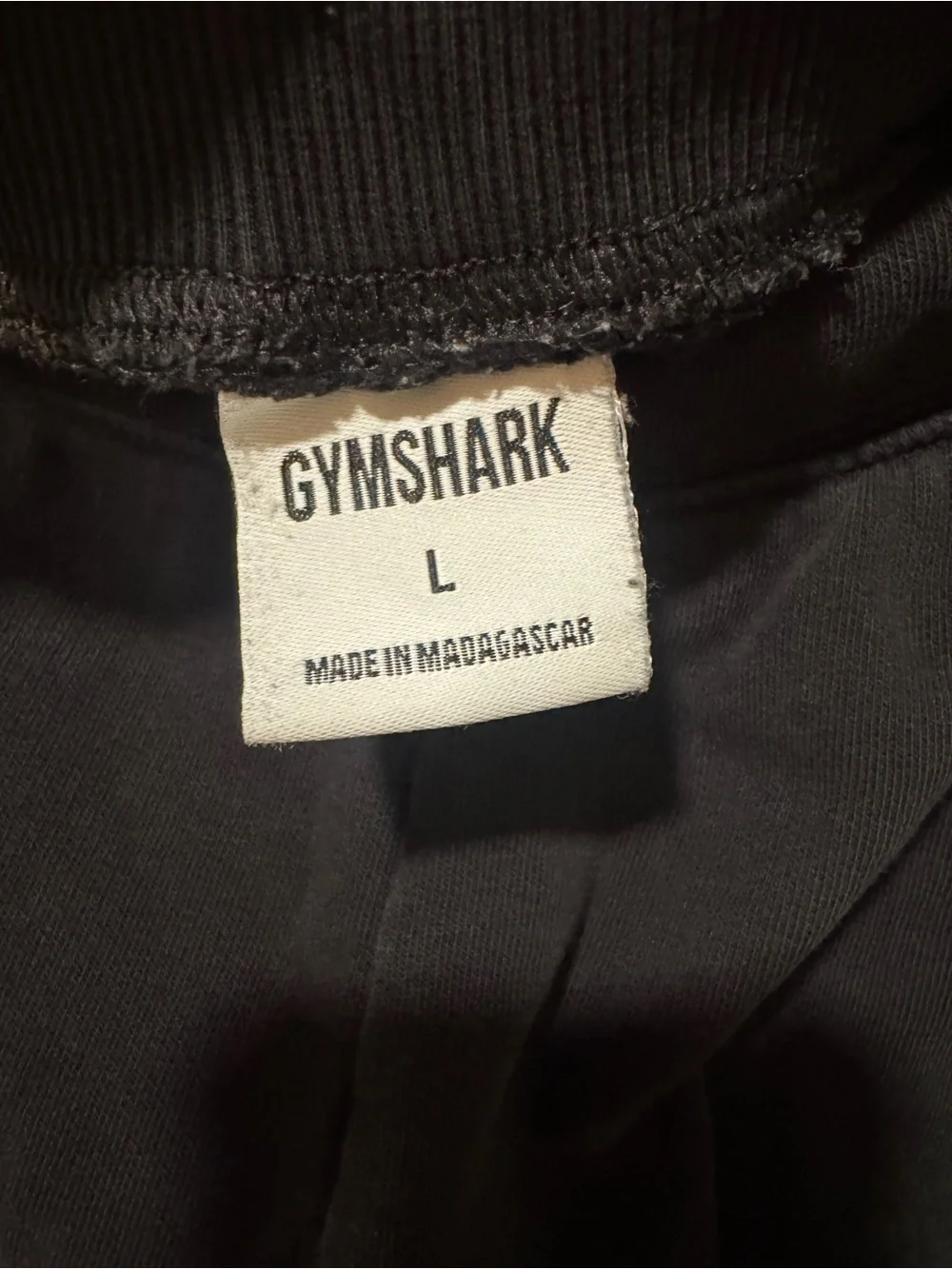 Gymshark Men’s Charcoal Logo Athletic Shorts Size Large